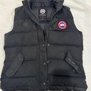 Canada Goose Black Quilted Vest